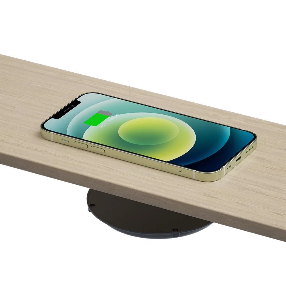 
18mm Long Distance Hidden Wireless Charger For Furniture Manufacture 10W Qi wireless earbuds wireless charging 