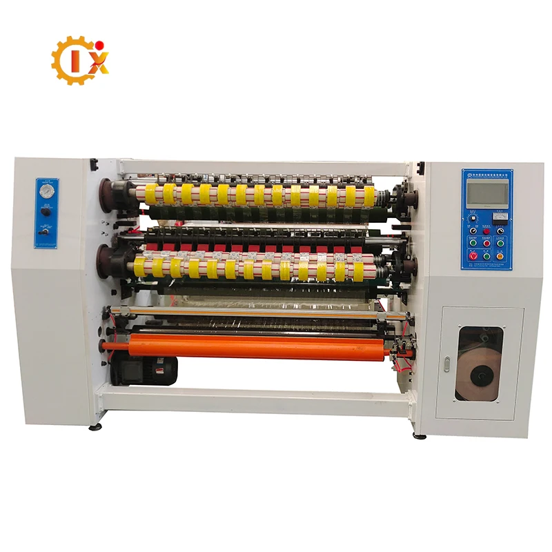 High Speed bopp adhesive tape making machine super clear tape slitting machine with rotary tape production line
