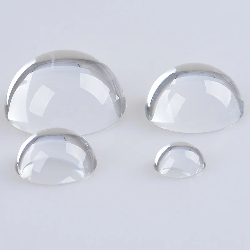 4 дюйма Оптическое стекло пресс-папье в форме со съемной крышкой