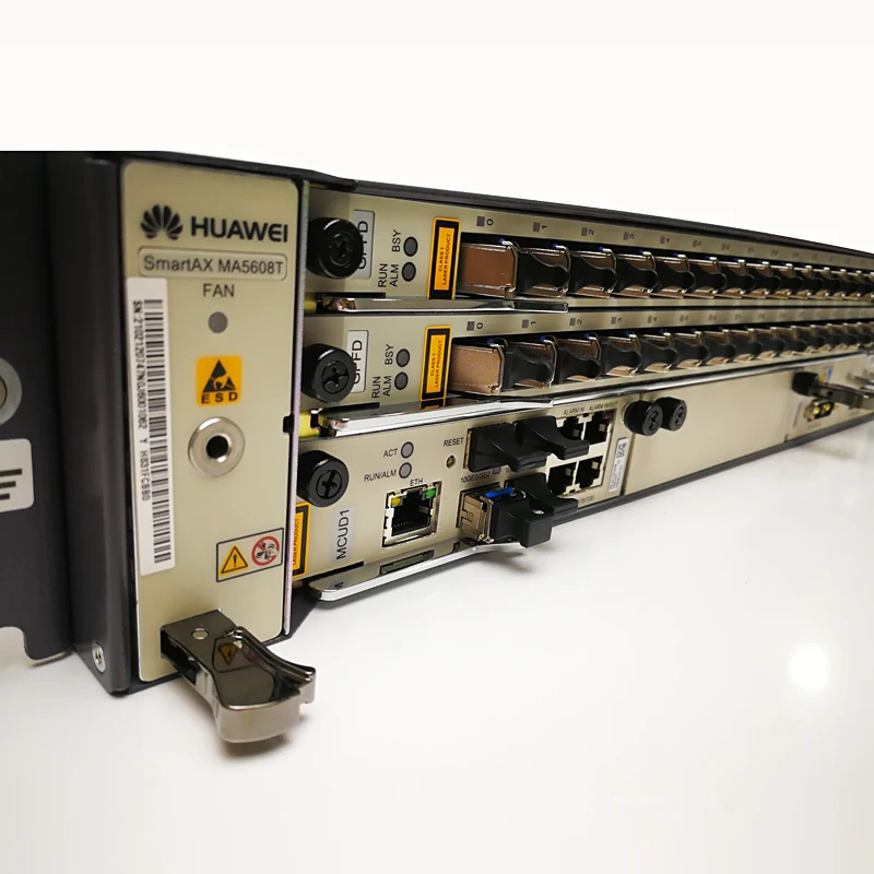 Оригинальный оптический терминал доступа huawei 10ge mini GEPON OLT MA5608 MA5608T MCUD1 MPWD GPBH GPFD GPBD FTTH