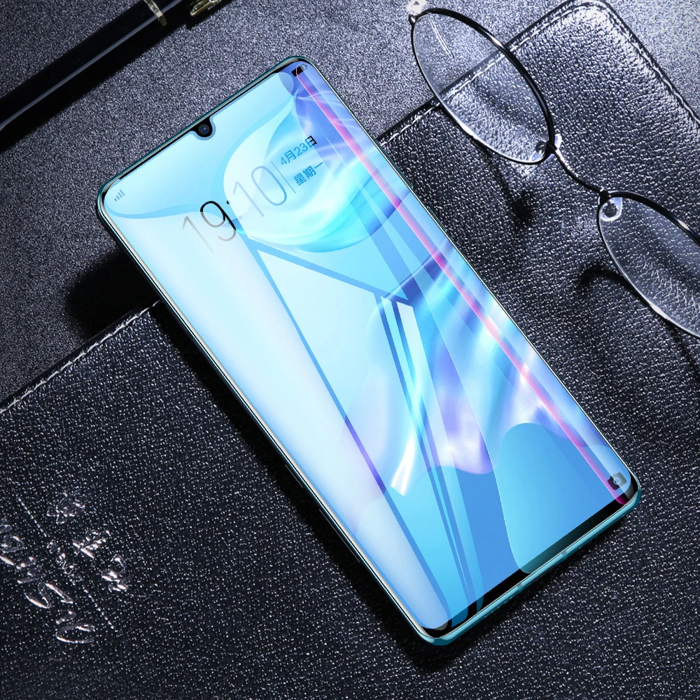 Закаленное стекло для huawei P30 pro защитная пленка на весь