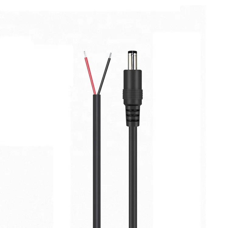 Top Sale 5.5*2.1 5.5*2.5 mm quick lock male female dc power jack connector Cable