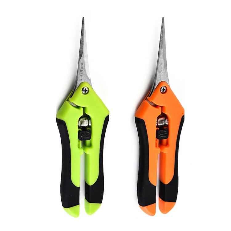 Hydroponics Pruning Stainless Steel Trimming Gardening Scissors