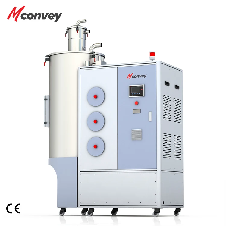 Stainless Plastic material vacuum dehumidifier hopper dryer 3 in 1 plastic pellets dehumidifier dryer machine