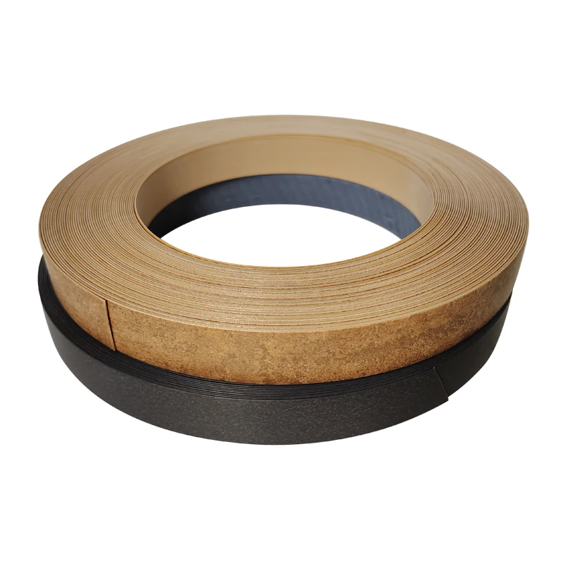 OEM ODM Customized PVC ABS Edging Trim Tape Stone Color Edge Banding Stripes