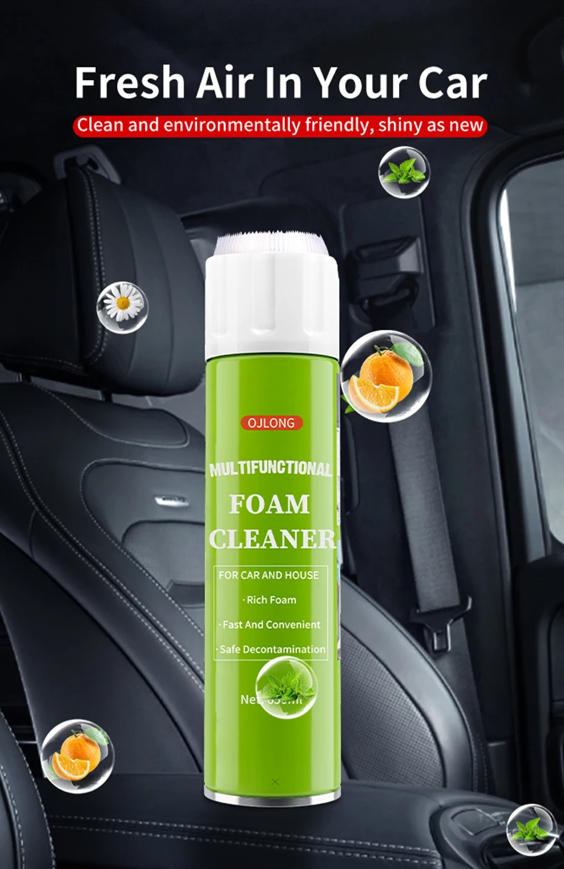Multi-purpose Foam Cleaner Spray and Car Interior Cleaning Multifunction Foam Cleaner