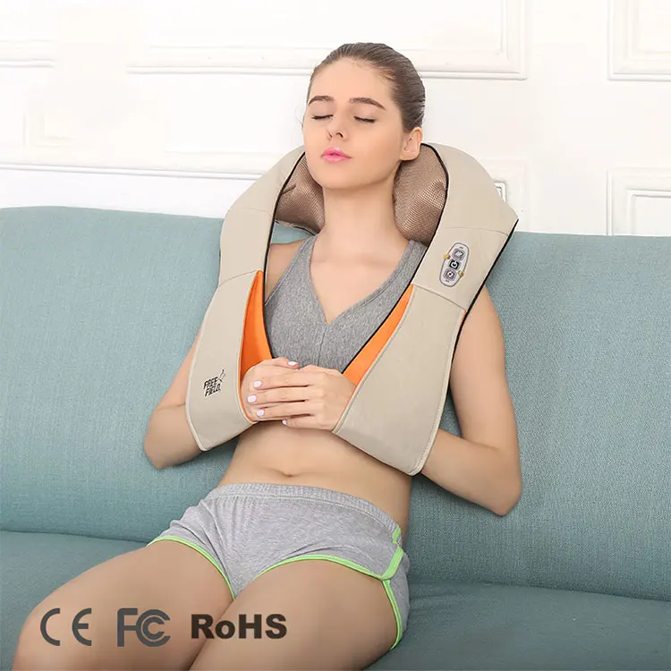 Rechargeable Shoulder Vibrating Electric Back And Neck Massager, Cervical Massage Shawl