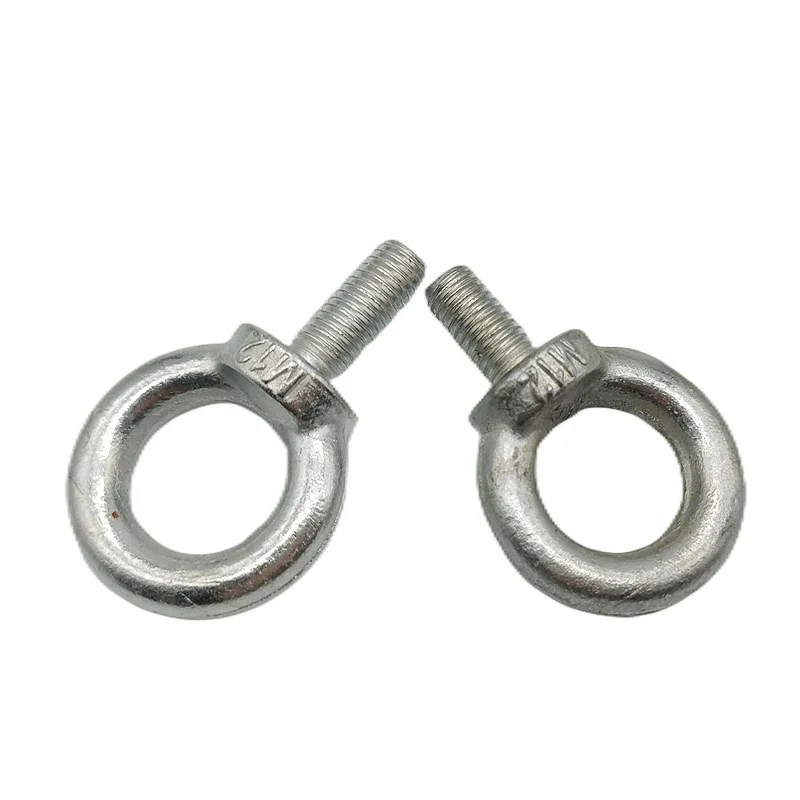 CE C15 C20 Marine and Safety High Strength Galvanizing Steel Eyebolt DIN 580 Lifting Bolt Huge Forged Eye Bolt