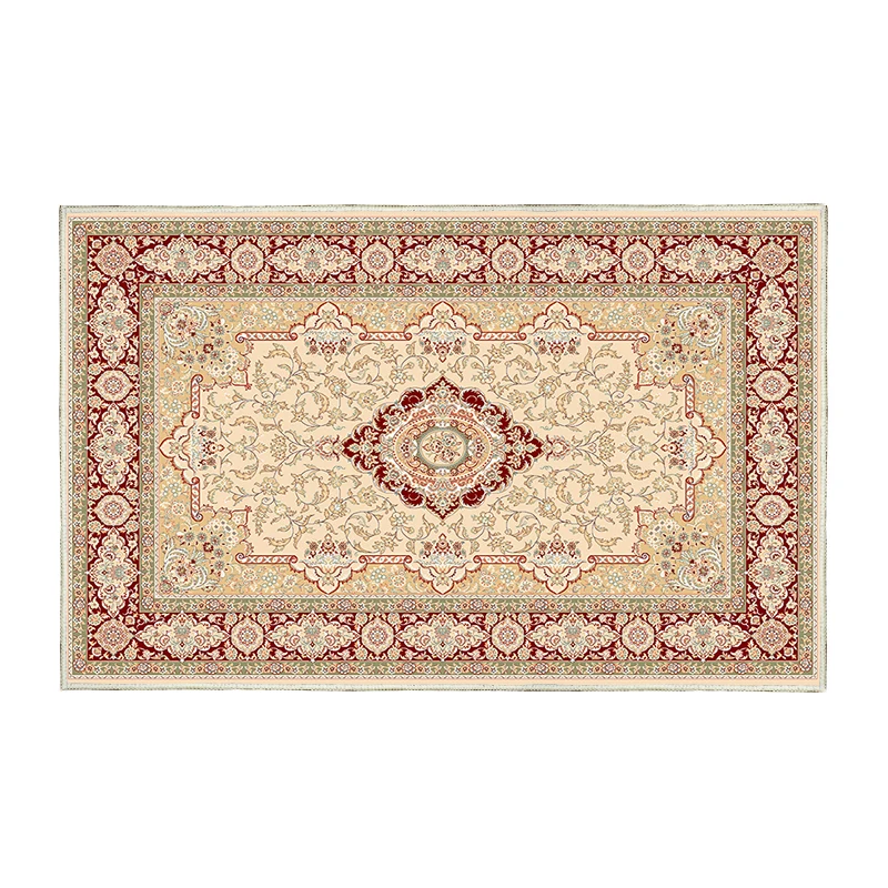 Modern Geometric Soft Printing Carpet and Rugs Machine Made Anti Slip Area Rugs for Living Room Floor Carpet