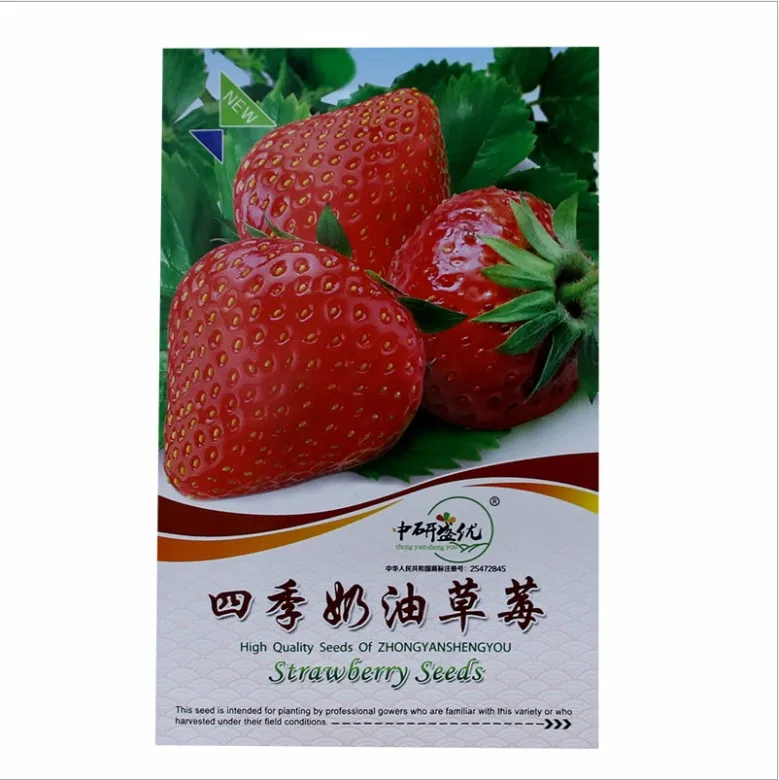 
Touchhealthy supply suit for plant 4 seasons good taste red strawberries seeds/Strawberry seeds 100 seeds/bags 