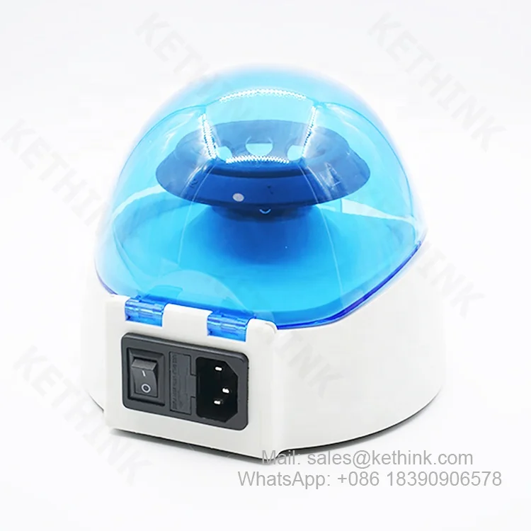 High Quality Low Price KT-MC6000 6000rpm Mini Lab Centrifuge with Rotor Suitable for 4 Rows 0.2ml*8 Pcr Tube Strip Testing