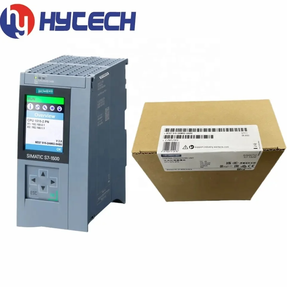 6ES75152AM020AB0 оригинальный Siemens PLC S7 1500 центральный модуль SIMATIC S7-1500 ЦП 1515-2 PN 6ES7515-2AM02-0AB0 со