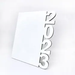 2023 Blank New Sublimation photo frame custom printing photo panel New year gift blank desktop panel