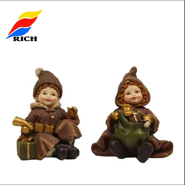 Handmade Christmas Resin Crafts Figurine Decor