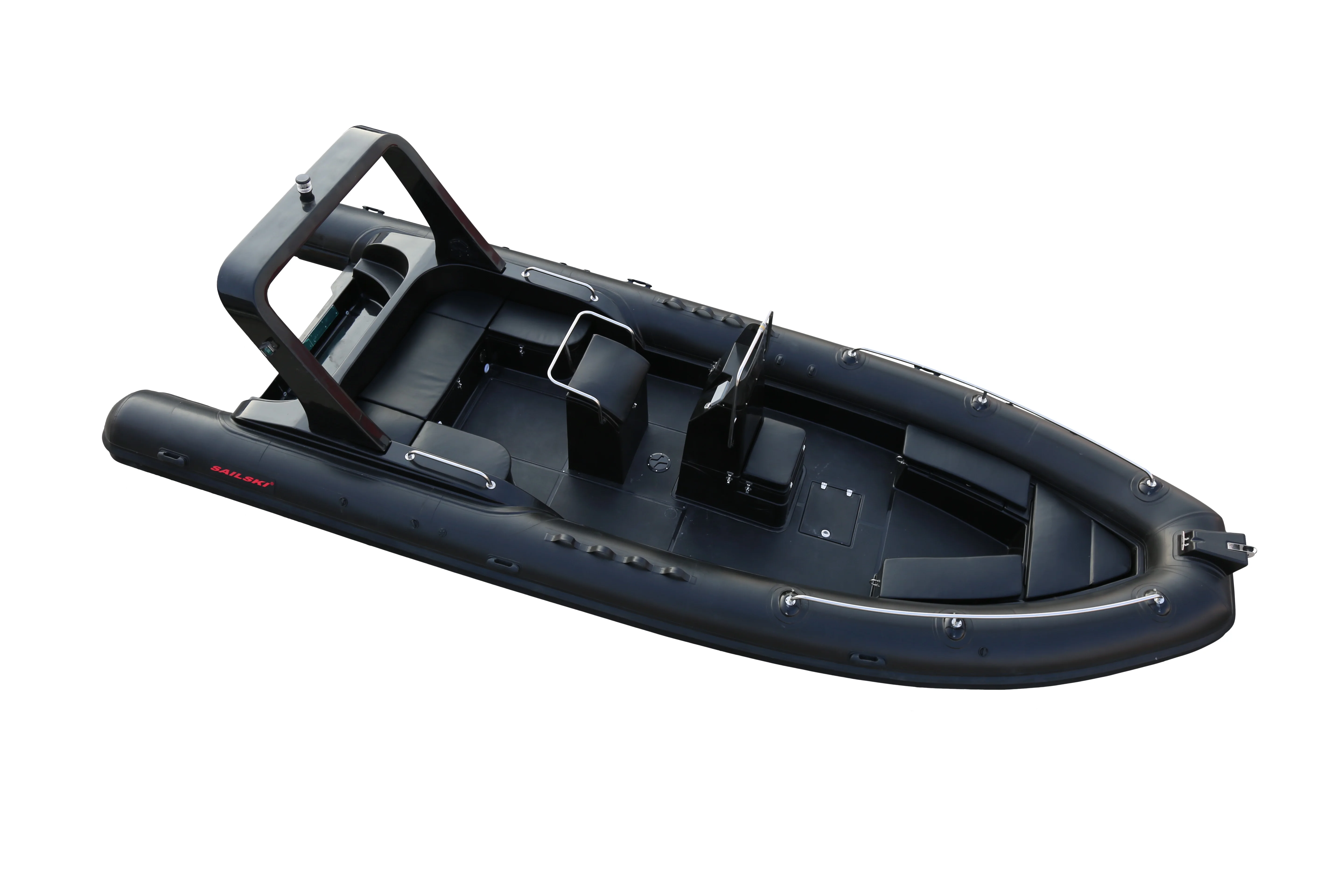 SAILSKI large sport rib boat RIB760 with Hypalon 1.25mm, twin outboard motor