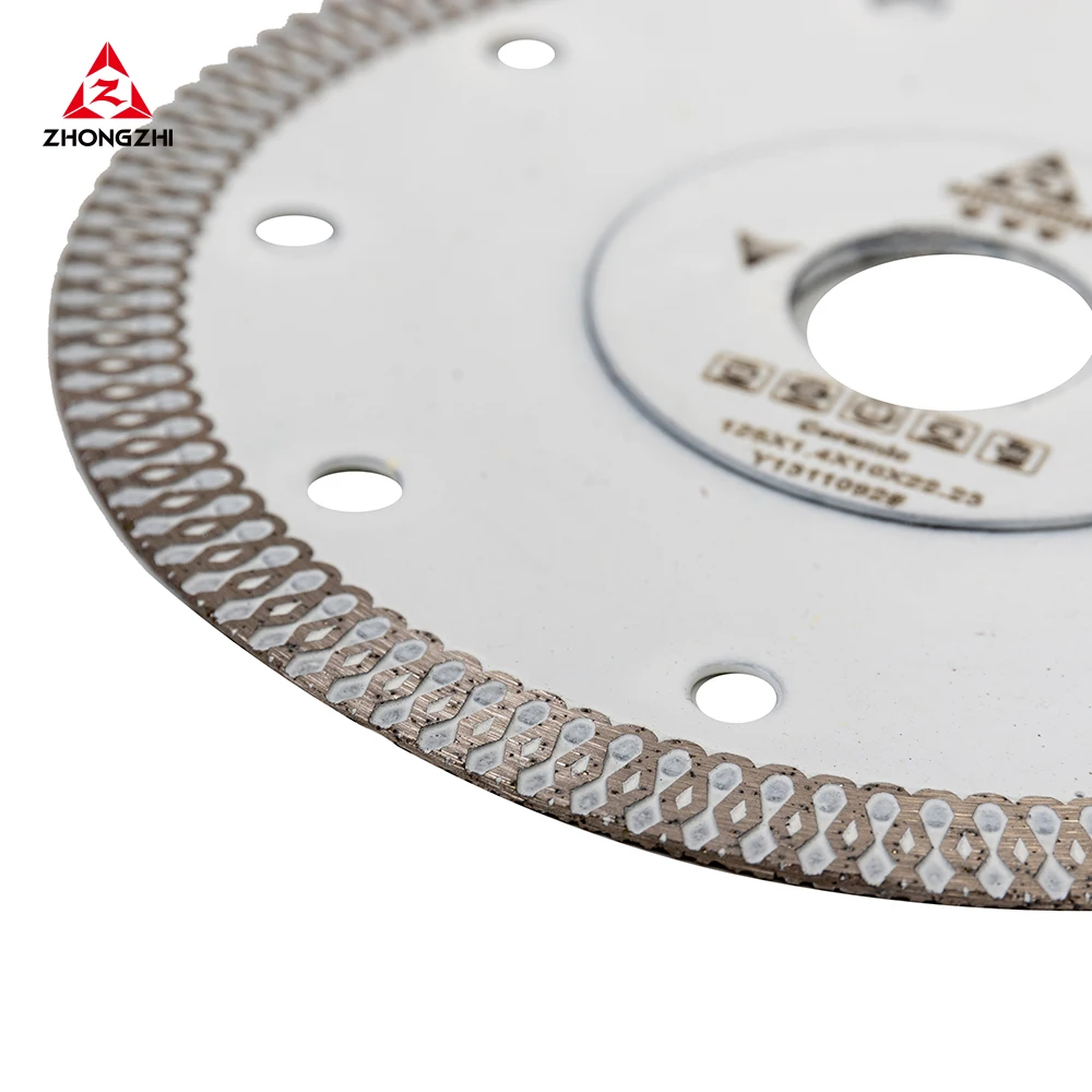 230mm Diamond Saw Hot Pressed Mesh Turbo Blade Cutting Disc Diamond Wheel for Porcelain Ceramic Tiles
