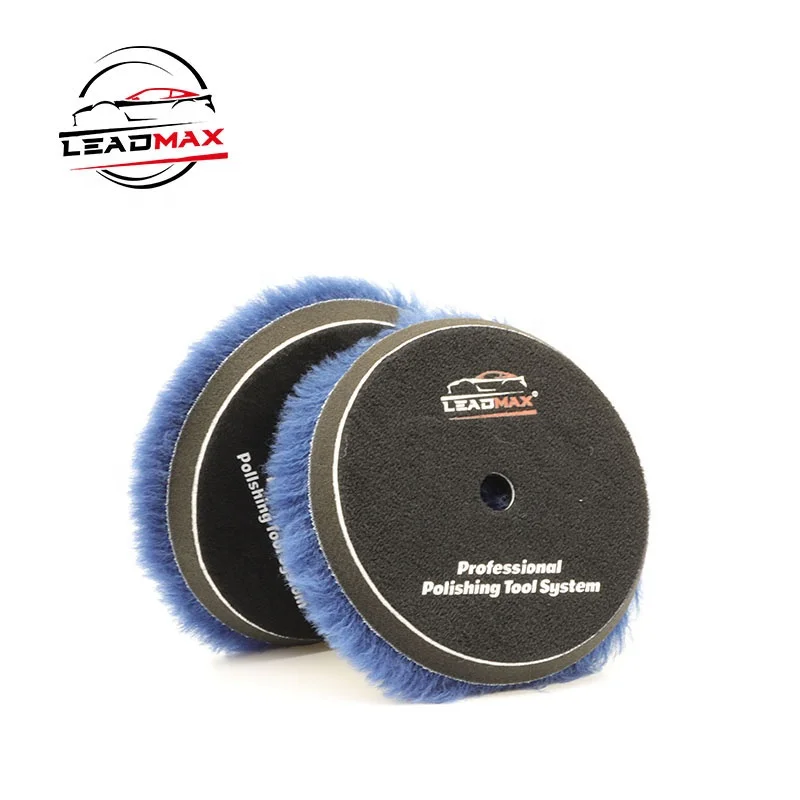 Quality 100%  5 Inch wool polishing pad/wool buffing pad for Car Beauty