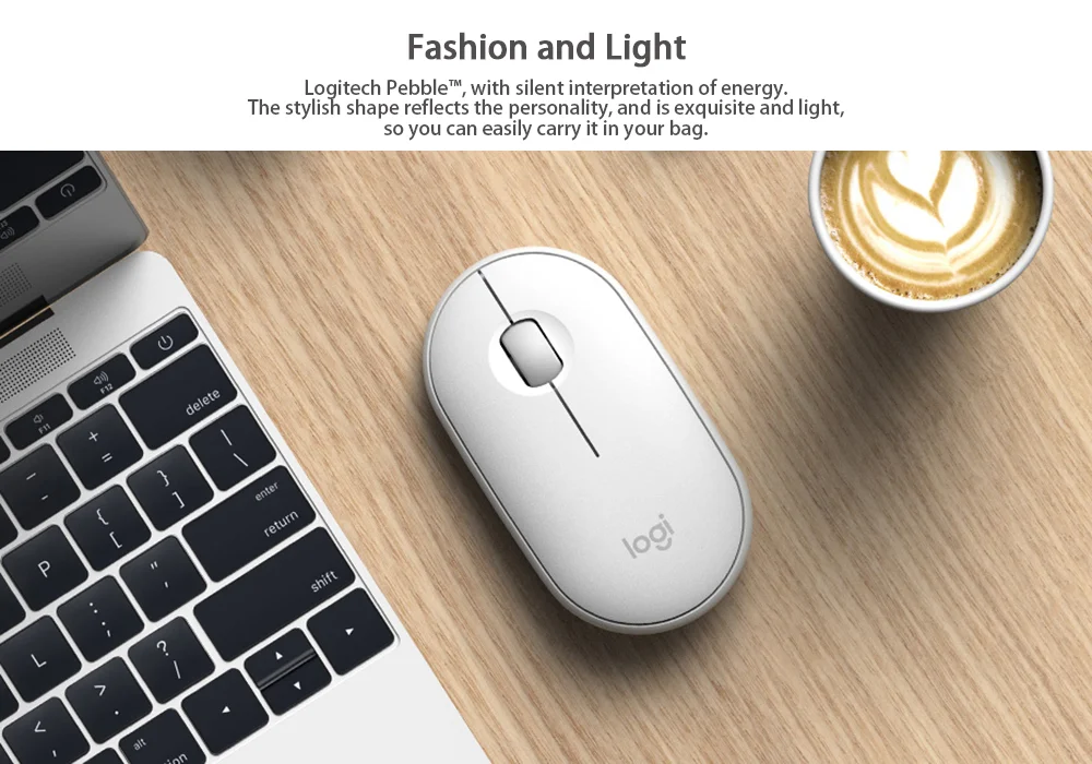 Оригинальная беспроводная мышь Logitech Pebble