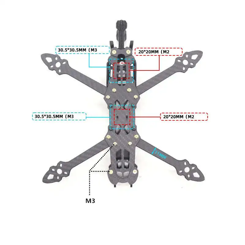 HSKRC MAK4 HD 5/6/7 Inch RC Quadcopter Carbon fiber Frame DJII FPV Air Unit/CADDX VISTA For MARK4 HD Freestyle FPV Racing  Drone