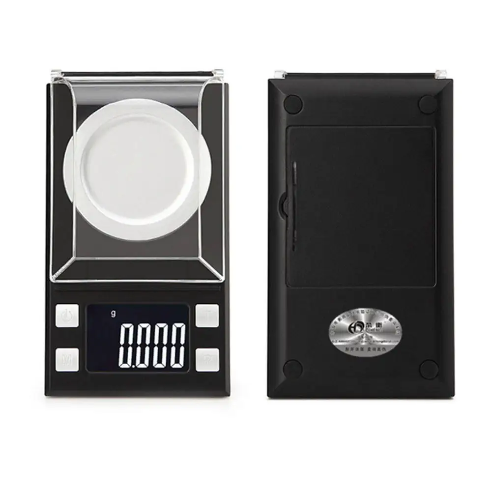 Jewelry scale with cover 0.001g portable milligram pocket scale 8208 gemstone pocket scale be current