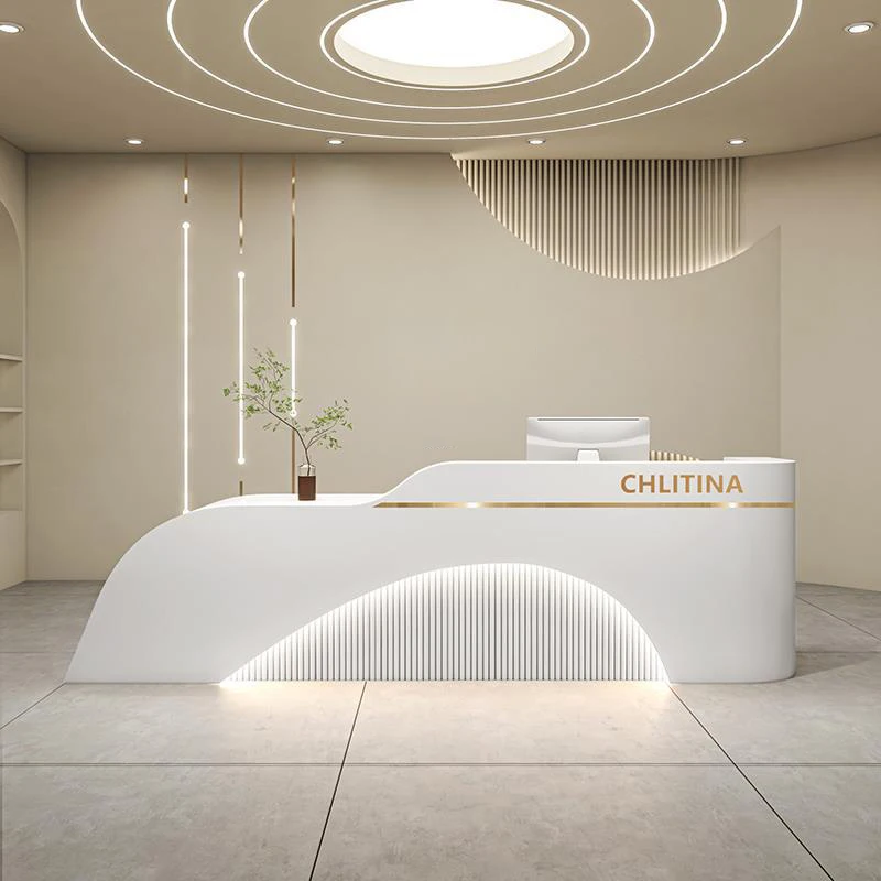 Boutique Salon Reception Desk Beauty The Front Desk Of A Medical Institution Jewelry Counter