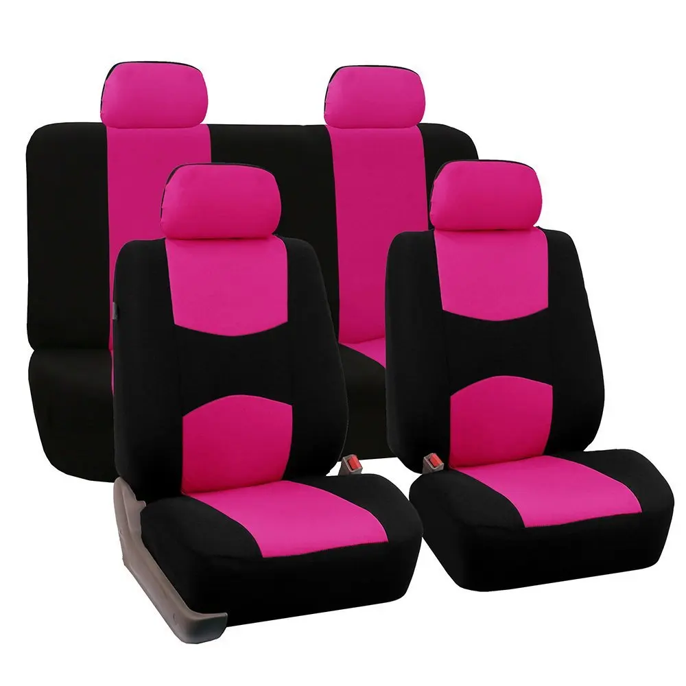 Car Seats Cover Cloth Universal With Seat Cushion 9pcs Covers Full