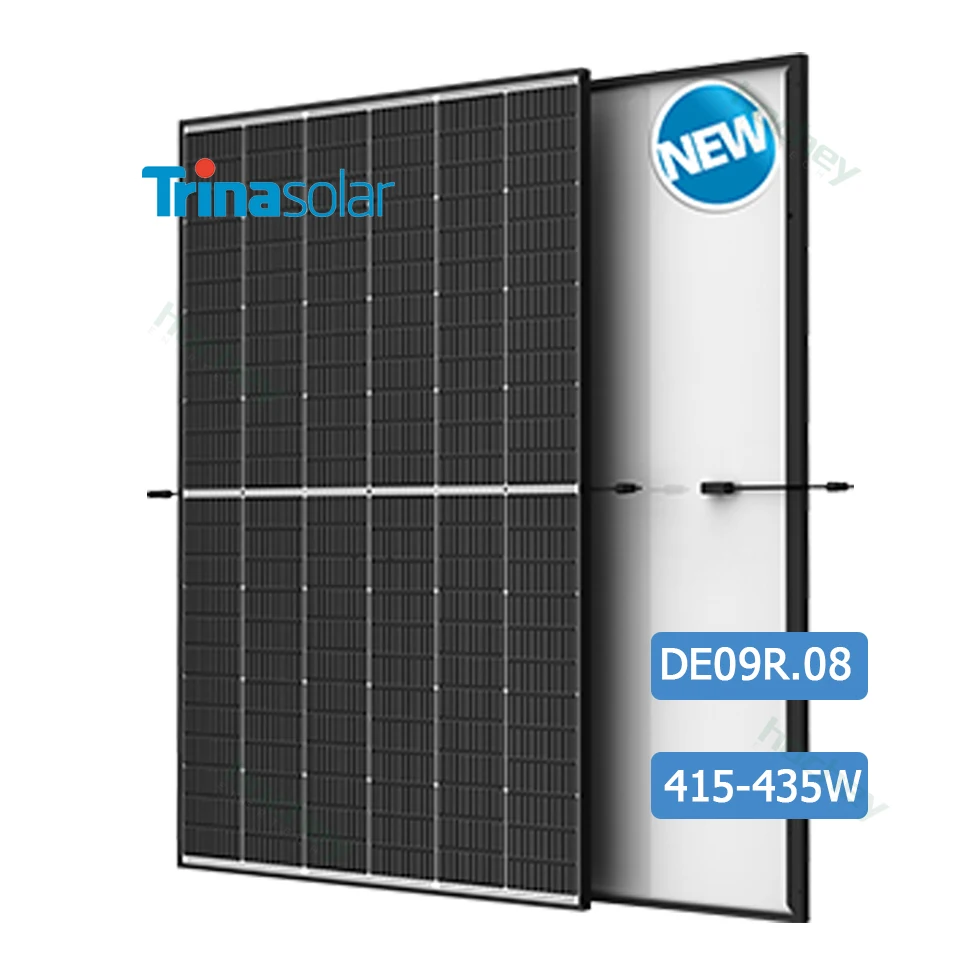 Солнечные панели и фонари Trina Vertex S TSM-DE09R.08 415-435 Вт черная рама 425 солнечные фотомодули 144 элементы цена