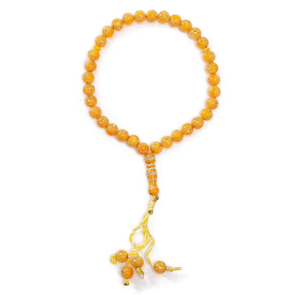 Wholesale Rosary Islamic 33 10mm Resin Diamond-studded Muslim Prayer Beads Tasbeeh Islamic Rosary