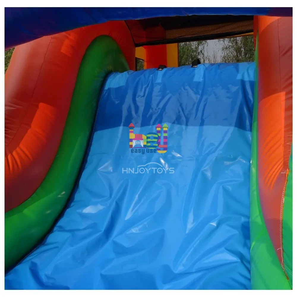 Cheap Customized Kids Inflatable Water Slide Combo Bouncy House Moonwalk Castle Inflatable Bouncer Jumper With Slide