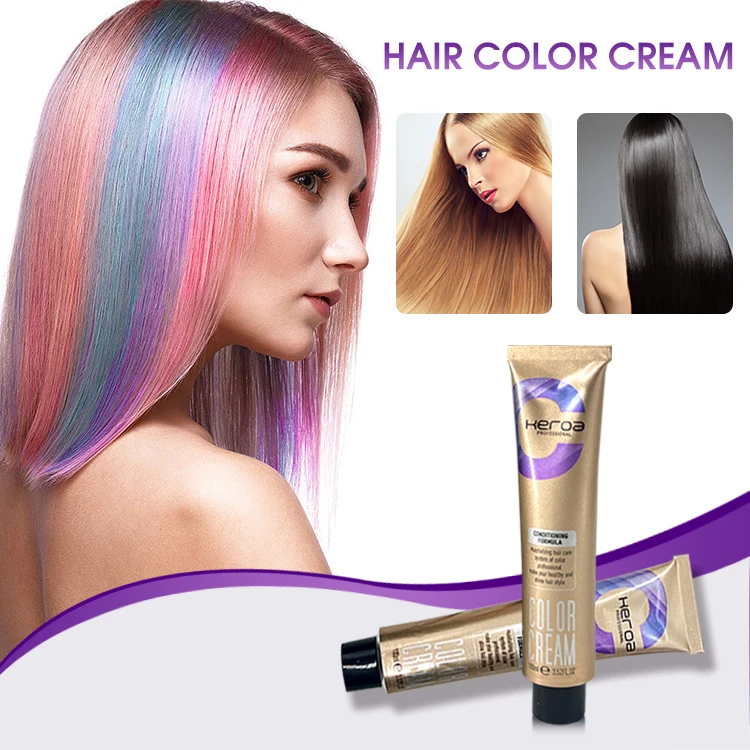 Free Sample Best Quality OEM Hair Dye Natural Professional Hair Color Cream For Salon Use