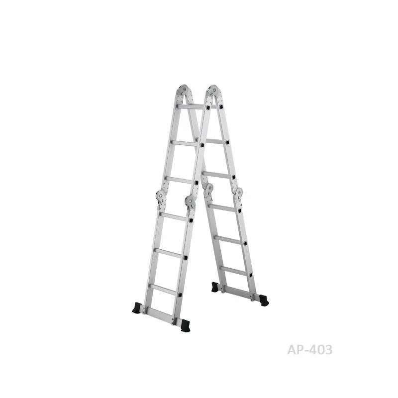 Factory Direct Sales Customized  Multi Purpose Aluminum Scaffolding Construction Site Aluminum Ladder