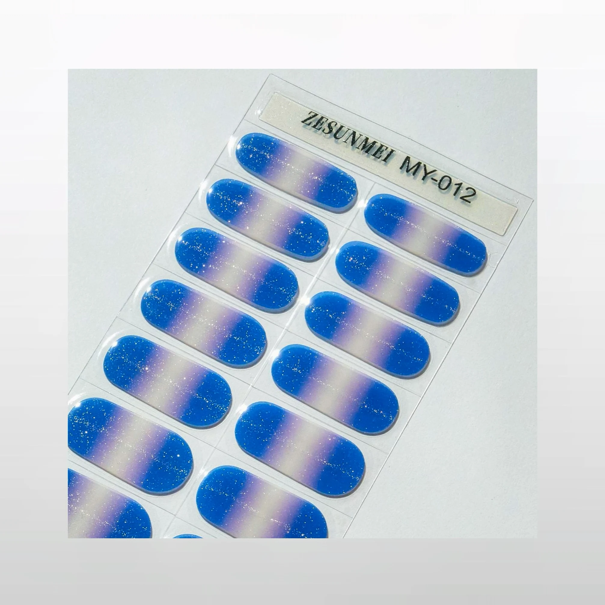 3D Cat Eye Gel Nail Stickers Self Adhesive Semi Cured Gel Nail Polish Strips Gel Nail Sticker