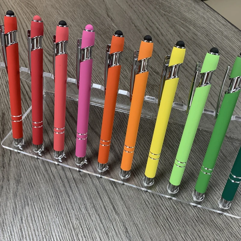 New Arrival Stylus Pen For Touch Screens Ball Point Pen Writing Soft Touch Stylus Metal Ballpoint Pen