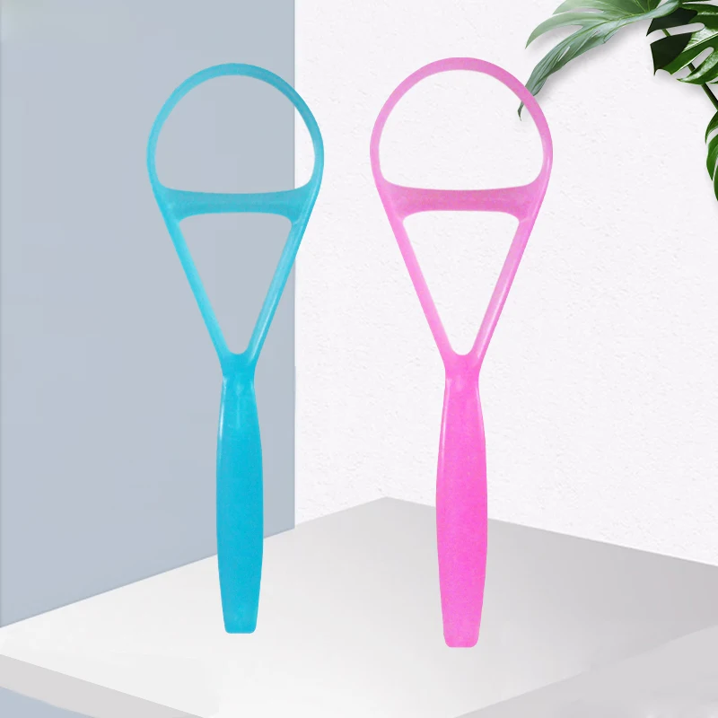 Free Sample Plastic Tongue Scraper Tongue Cleaning Oral Care Daily Clean