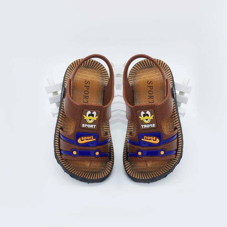
Promotion wholesales baby boy pvc prewalker anti-skid 2020 summer beach shoes kids children sandals for boys 