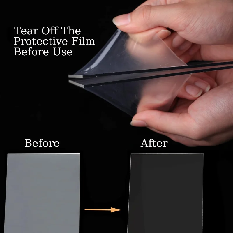 5.5*9cm Transparent Counter Top Stand Magnetic Acrylic Price Display Sign Holder For Retail Cell Phone Stores