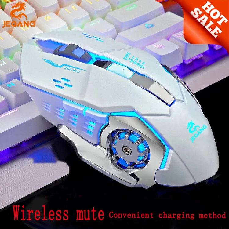  Фабричная Беспроводная компактная беззвучная мышь JEQANG JW-220 Office или home 2