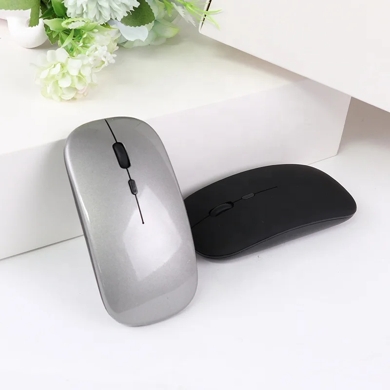 
OEM/ODM Flat Ultralight BT USB 2.4G Optical Mini Cordless Silent Rechargeable Wireless Game Mouse For Computer Laptop 
