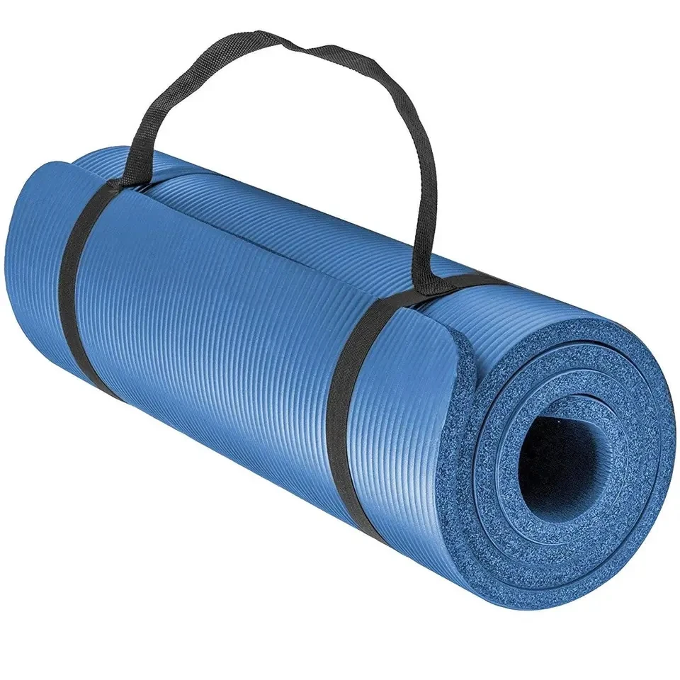 Custom Print Yoga Mat NBR Yoga Mat Wholesale Manufacturer Non Slip 8mm 10mm 15mm Thick Yoga Mat