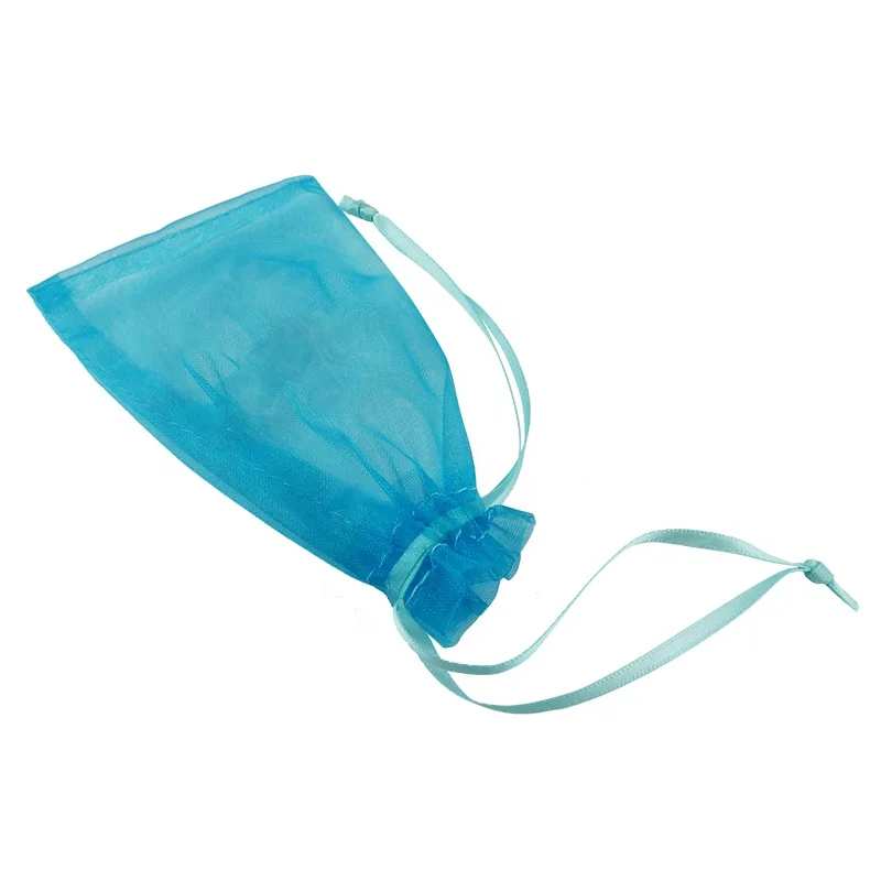 OEM Small Organza Jewelry Packaging Shopping Wholesale Nylon Mesh Drawstring Bags