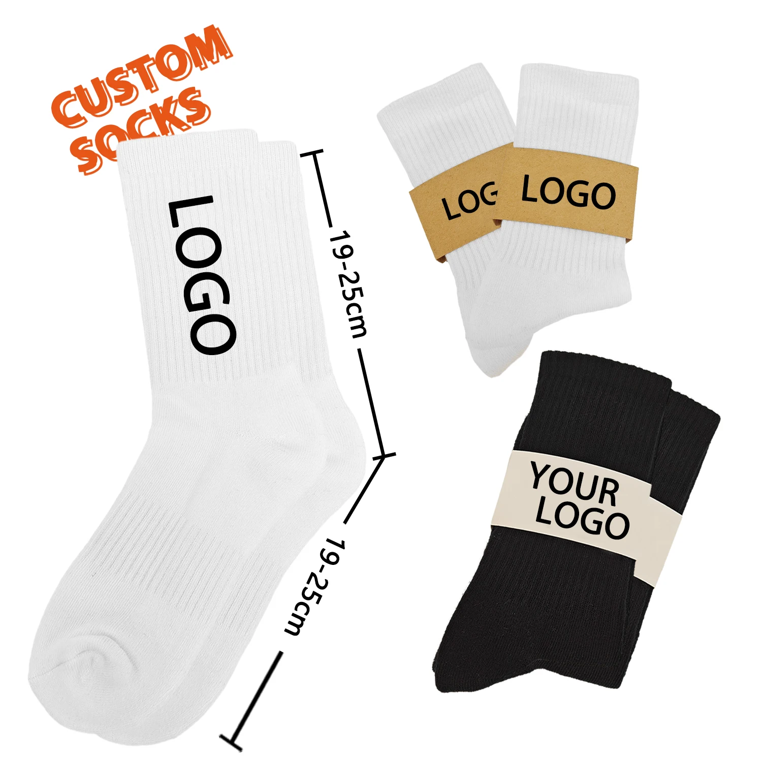 socks men half feel socks for men high quality custom design basketball crew gray  workout custom printing white blank soc