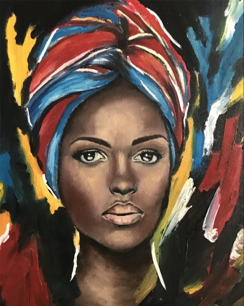 3d relief hamsa pearl earring girl paint by number bts picture 40x50 60x75cm frames oil painting numbers