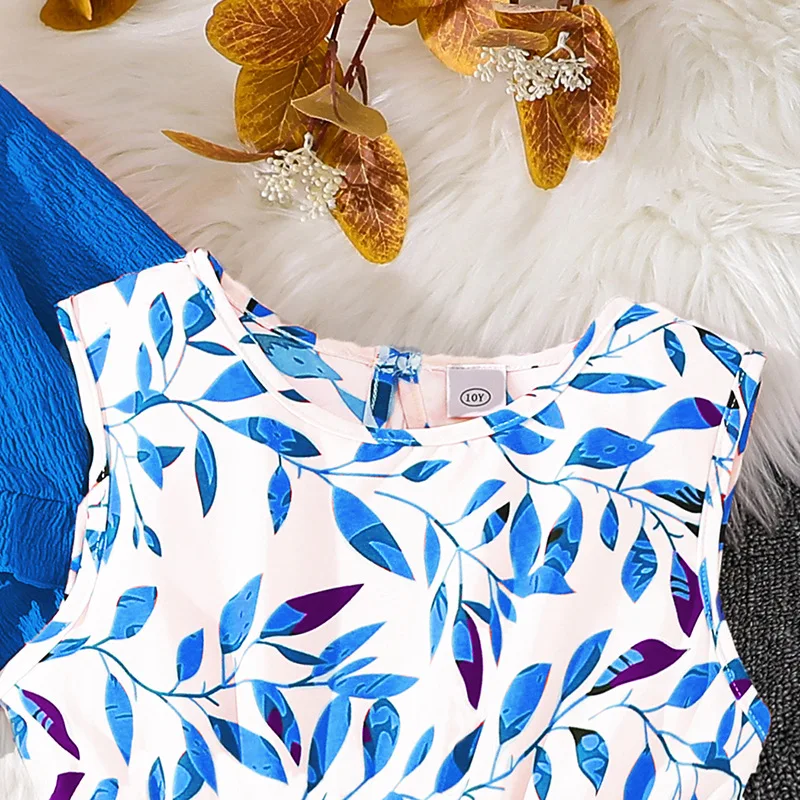 8 9 10 11 12 Year Old Cloths Children Gown Big Teen Girl Dress + Long Sleeve Coat 2pcs dress Set