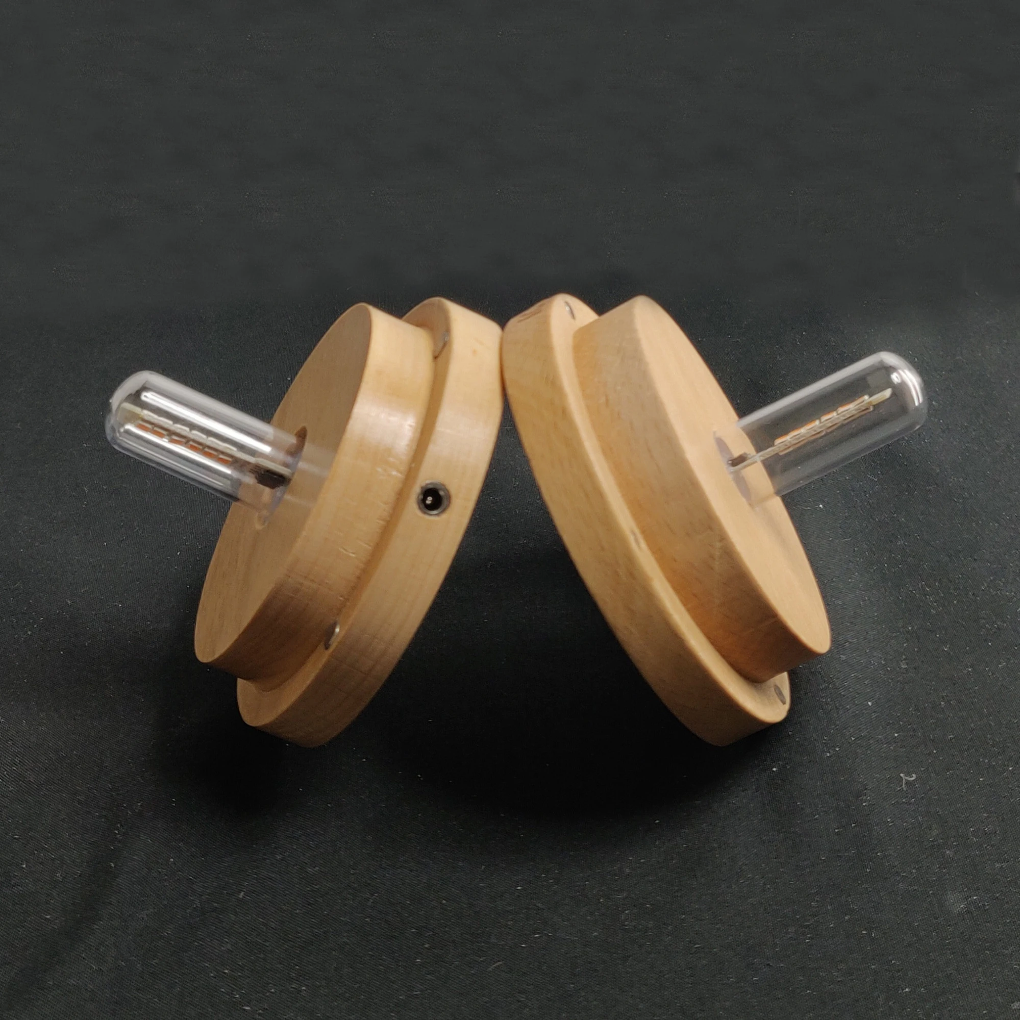 Exclusive New Products Himalaya Salt Lamp Cordless Rechargeable Battery Rock Salt Lamps Wood Led Night Wooden Light Base