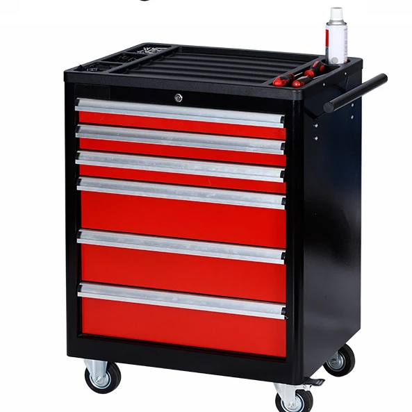 4s Steel Auto Repair Trolley Store Tool Storage Cabinet Workshop Mobile Tool Trolley Rolling Tool Cabinet Chest