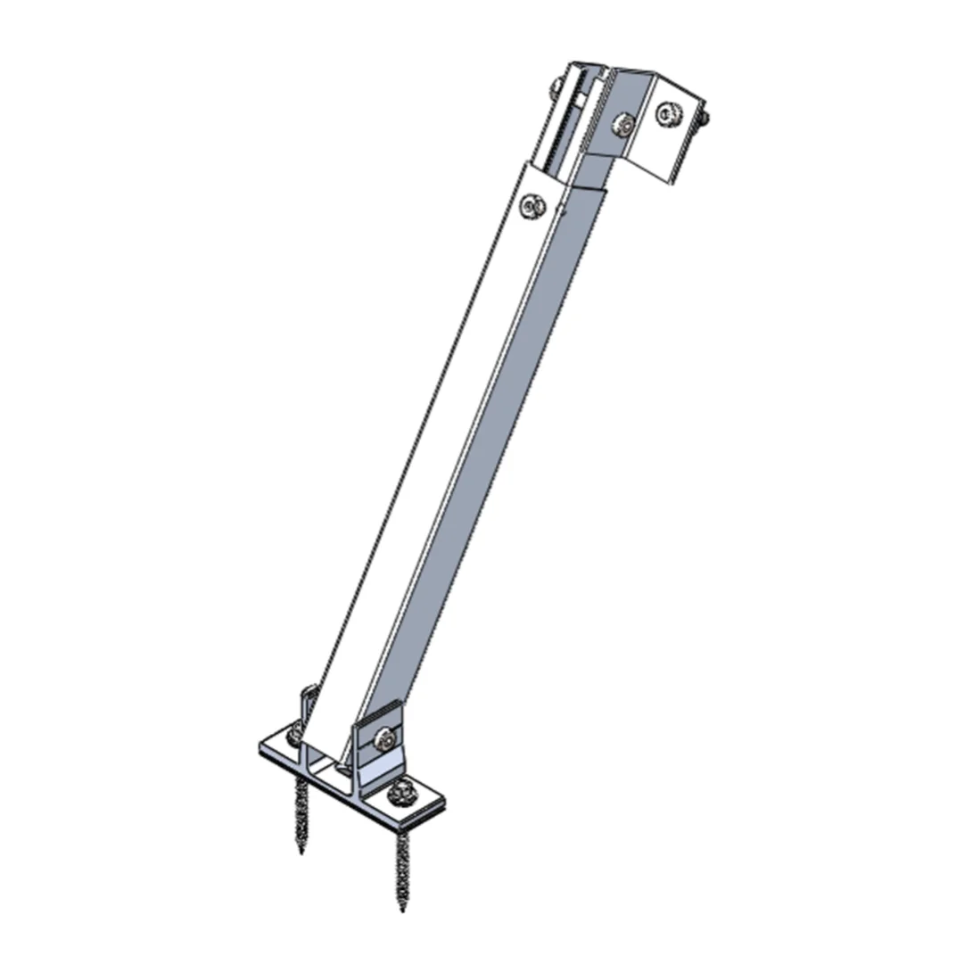 Solar Energy Product Bracket Adjustable Leg Rack On Solar Tile Roof Mounting System