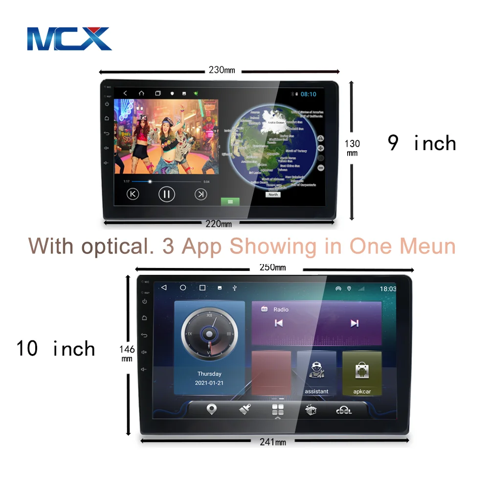 Best 1 Din  Car Cd Touch Android MP5 Universal Wifi Stereo Single Din   Radios Car Player
