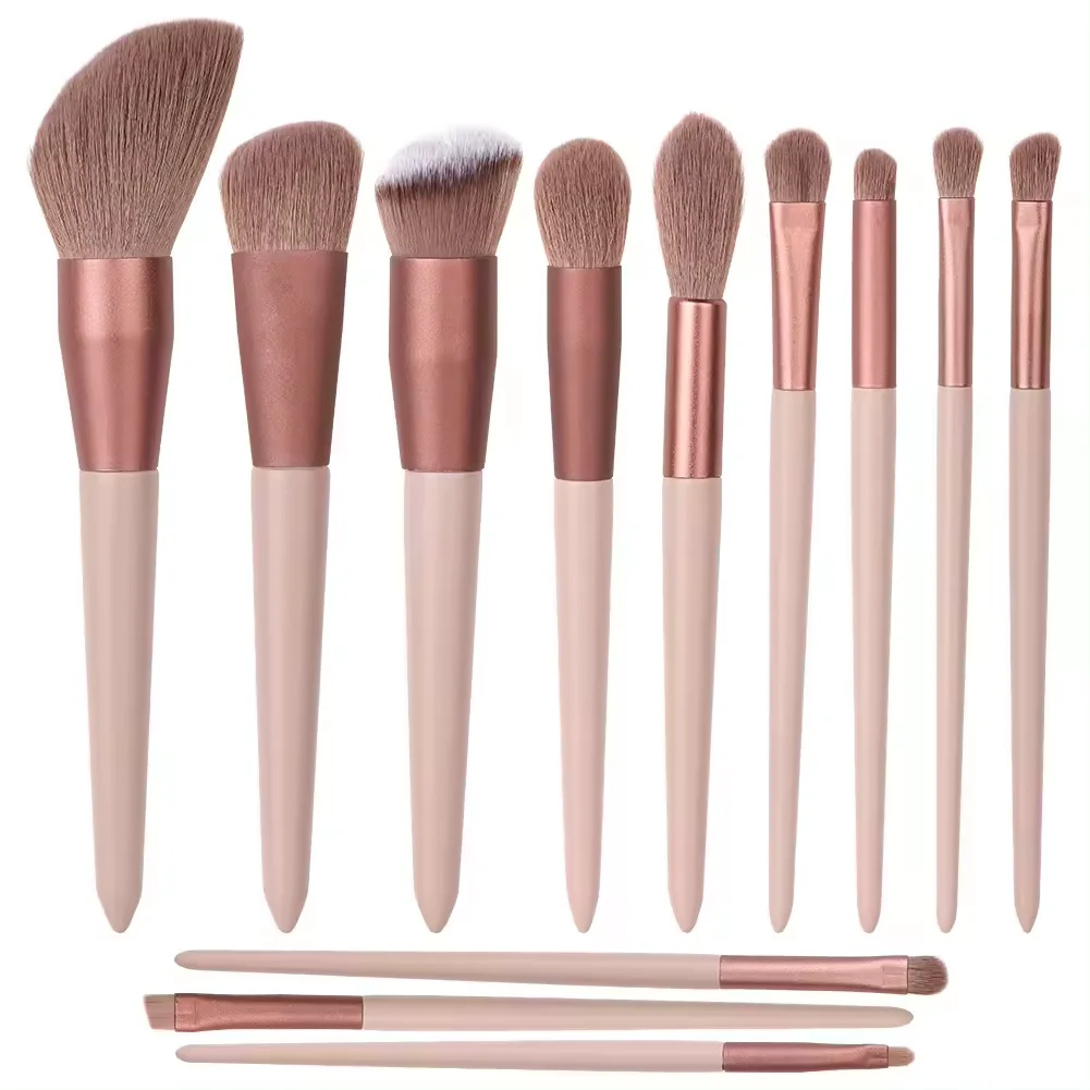 DailyQueen 12 PCS Directly provided for makeup brushes soft hair natural beauty concealer  Wholesale Makeup tools cleaner