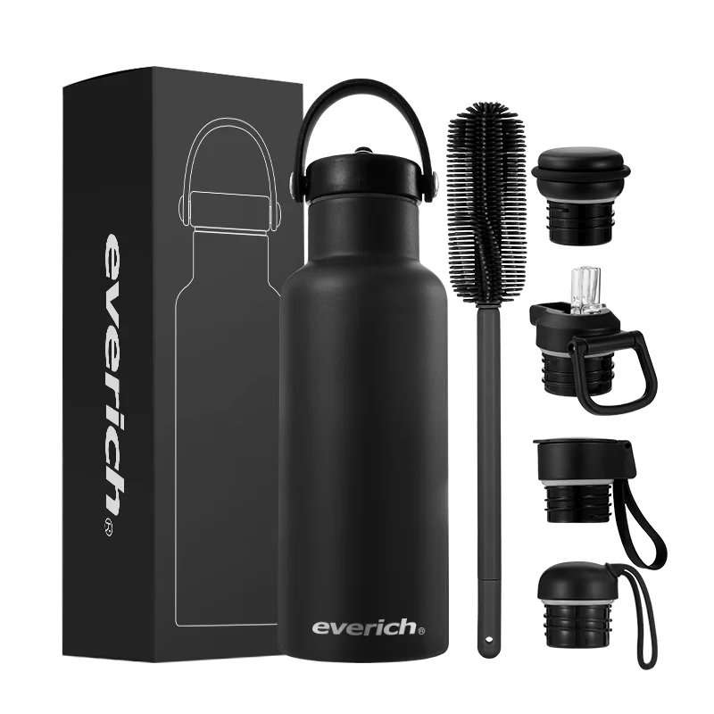 Sports  24 Oz Leak Proof Vacuum Insulated Stainless Steel Hot & Cold Double Walled Insulated Durable Metal Canteen Water Bottle