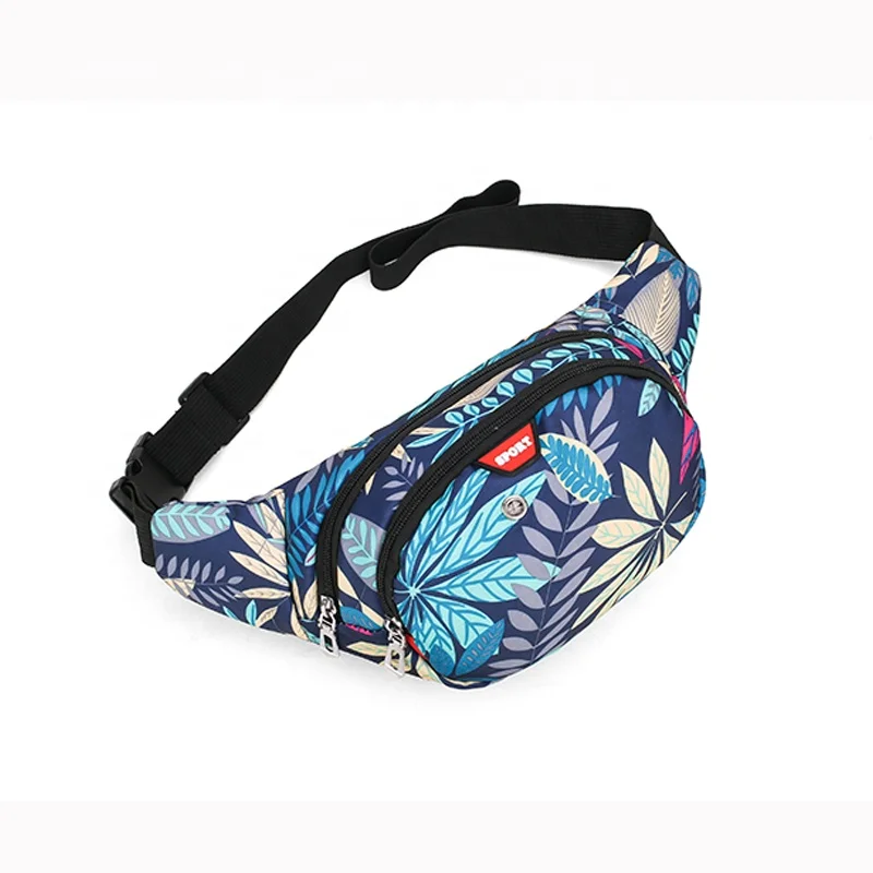 
HOT selling fashion leisure outdoor sports waterproof nylon fanny pack running belt waist bag 